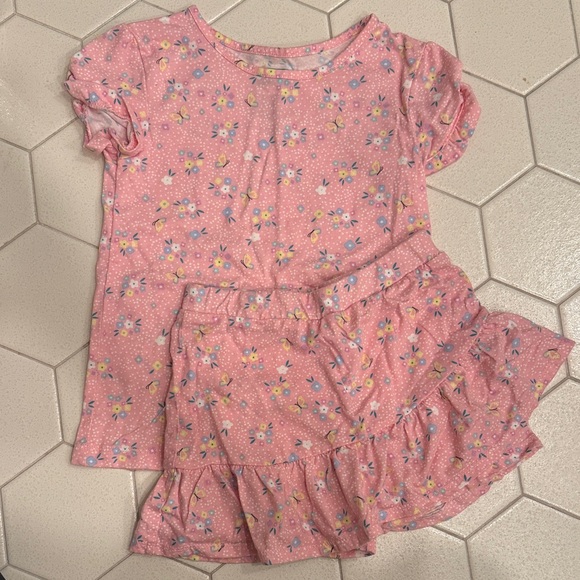 Garanimals Other - Garanimals Pink Floral Kids Pajama Set